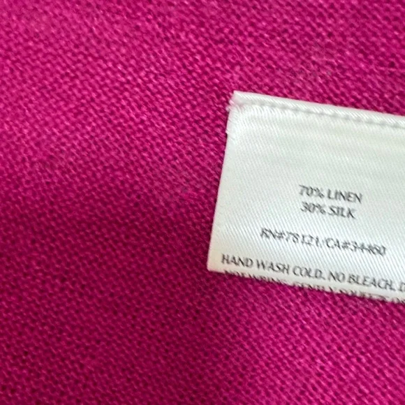 Eileen Fisher Raspberry Cardigan - Picture 9 of 11
